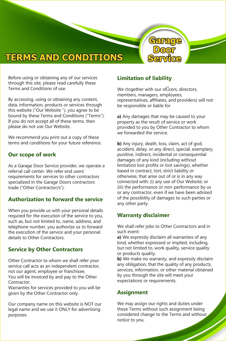 Master Garage Door Service Phoenix, AZ 602-833-6804